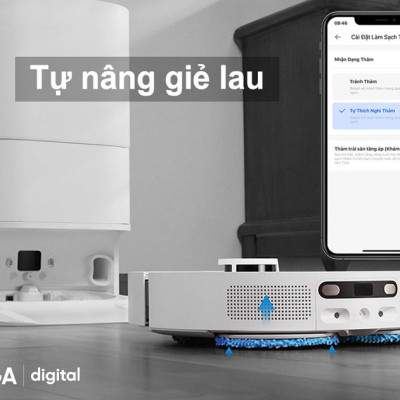 Robot Hút Bụi Lau Nhà Dreame L10 Ultra Giặt Sấy Tự Động Lực Hút 5.300 Pa - Hàng Chính Hãng