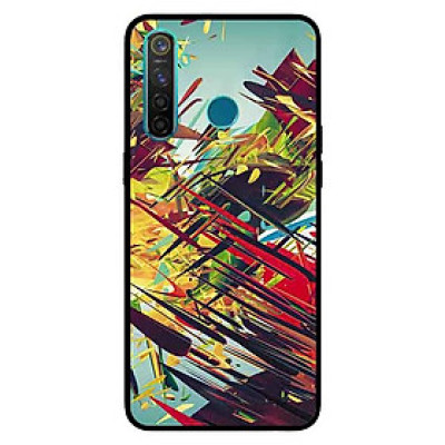 Ốp Lưng in cho Realme 5 Mẫu Họa Tiết Bắn Nước - Hàng Chính Hãng