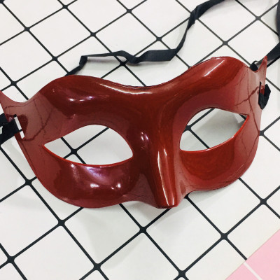 set 5  Mặt nạ hoá trang nửa mặt màu trơn