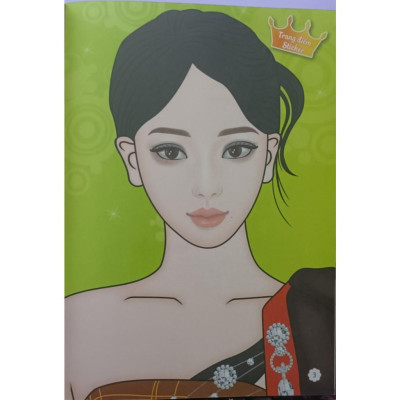 Sách - Trang Điểm Thần Tượng Âm Nhạc Hàn Quốc - Karina - Thỏa Súc Sáng Tạo Cùng Sticker Trong Suốt - Minh Thắng