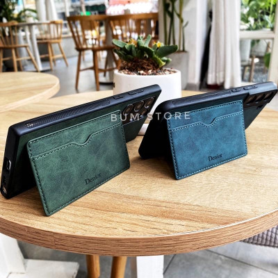 Ốp Lưng Da Có Ngăn Để Thẻ Cao Cấp Cho Samsung S24 Ultra / S23 Ultra / S23 PLus / S22 Ultra / S22 Plus / Note 20 Ultra