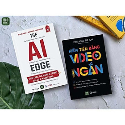 Sách - Kiếm Tiền Bằng Video Ngắn + The AI Edge - Combo 2 Cuốn - 1980 Books