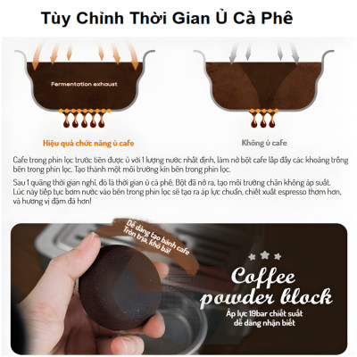 Máy pha cà phê Espresso chuyên nghiệp thương hiệu HiBREW H10 Plus cao cấp  - Hàng chính hãng