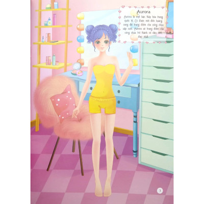 Dán Hình Trang Phục Công Chúa Tuyệt Đỉnh - Công Chúa Thời Thượng