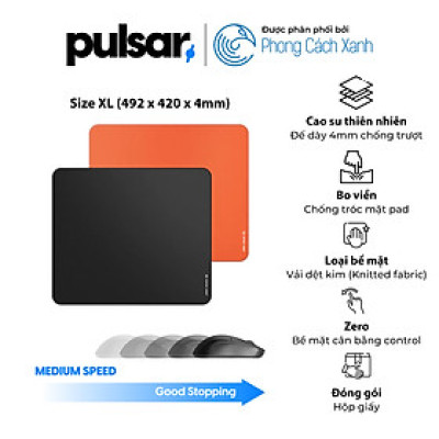 Lót chuột Pulsar ParaGlide (Medium Speed) - Hàng Chính Hãng