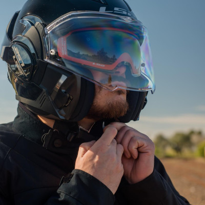 MŨ BẢO HIỂM FULLFACE 2 KÍNH LS2 FF900 VALIANT II LẬT HÀM 180 ĐỘ - GARA20