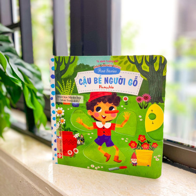 Sách chuyển động - First stories - Cậu bé người gỗ - Pinocchio