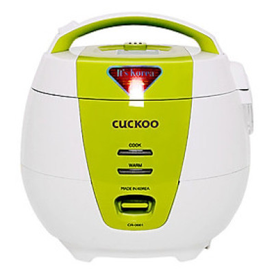 Nồi Cơm Điện Nắp Gài Cuckoo CR- 0661 màu xanh - 1L - Hàng Chính Hãng