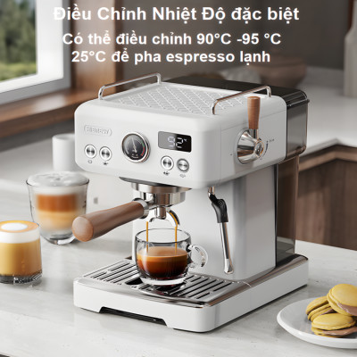Máy pha cà phê Espresso chuyên nghiệp thương hiệu HiBREW H10 Plus cao cấp  - Hàng chính hãng
