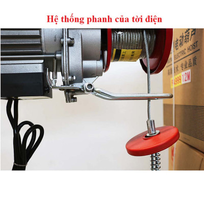 Tời Điện ABG PA400 (200/400kg) - Cáp Dài 30M - Thiết Bị Nâng Hạ Sử Dụng Điện Năng, Linh Hoạt, Công Suất Kéo Lớn - Hàng Chính Hãng