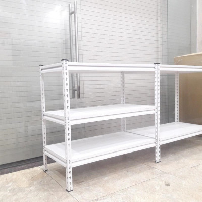 Kệ đa năng tấm màu Trắng thấp CSPS 182cm Ngang x 46cm Rộng x 91cm Cao