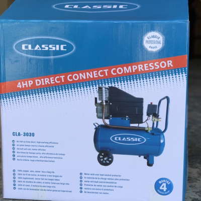 MÁY NÉN KHÍ CÓ DẦU CLASSIC CLA-3030 3HP (2250W) 30 LÍT -HÀNG CHÍNH HÃNG (LÊN HƠI SIÊU NHANH, 100% DÂY ĐỒNG)