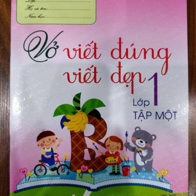 Sách - Vở Viết Đúng Viết Đẹp Lớp 1 - Tập 1