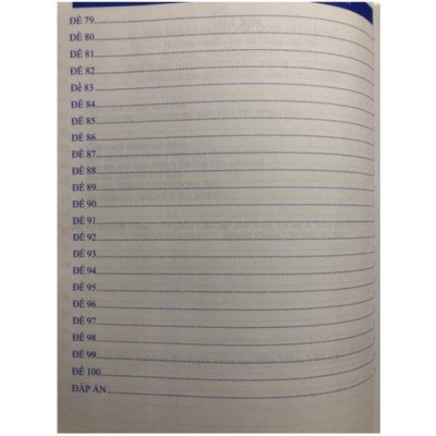 Sách - Combo 100 Đề trắc nghiệm đánh giá năng lực Môn Tiếng Việt ( Đề 01 - Đề 100 )