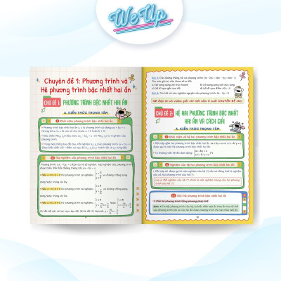 Sách - Sổ Tay Đề Cương Toán Văn Anh 9 SKETCHNOTE