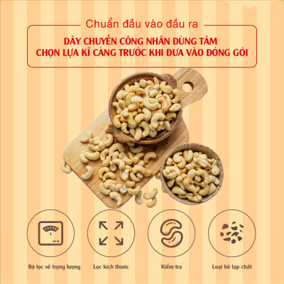 Hạt Điều Có Muôi 1kg Dan D Pak