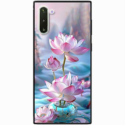 Ốp lưng cho Samsung Note 10 - Note 10 Plus - Note 20 - Note 20 Ultra - Sen Hồng Bình Xanh - Hàng Chính Hãng