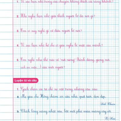 Vở Ô Li Bài Tập Tiếng Việt 4 (Bám Sát SGK Cánh Diều) (HA)