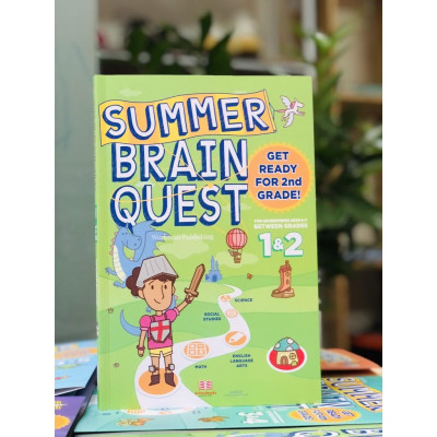 Sách Summer Brain Quest Grade 1 & 2 ( 6 - 7 tuổi )