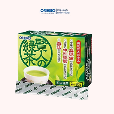 Trà xanh giảm đường trong máu Orihiro Sage 30 gói