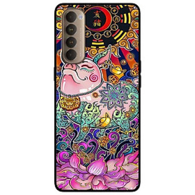 Ốp lưng dành cho Oppo Reno 4 Pro mẫu 12 Con Giáp Hợi