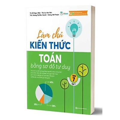 Sách - Làm chủ kiến thức Toán bằng sơ đồ tư duy - Lớp 7 tập 1 (MC)