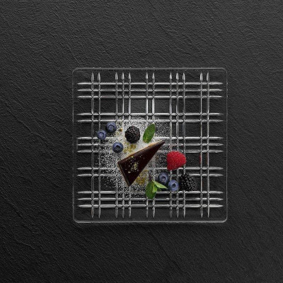 Bộ 2 Đĩa Nachtmann 101909 Square Platte 14cm Hàng Chính Hãng