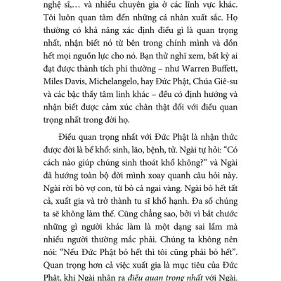 Điều Quan Trọng Nhất