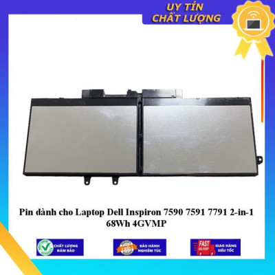 Pin dùng cho Laptop Dell Inspiron 7590 7591 7791 2-in-1 68Wh 4GVMP - Hàng Nhập Khẩu New Seal