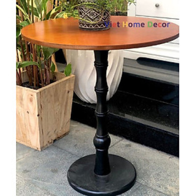 Bàn cafe tròn chân tiện #1000 - Thương hiệu Viet Home Decor