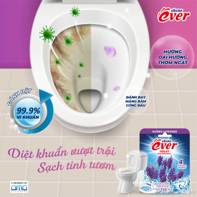 Viên Treo Bồn Cầu Evershine 54GR Hương Lavender