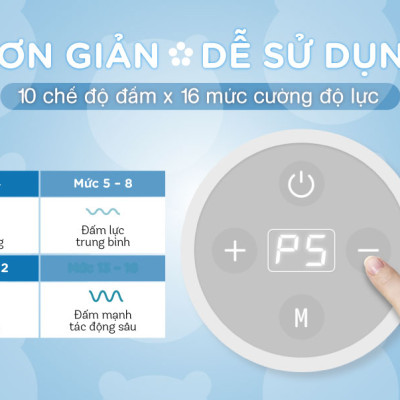 Máy Đấm Lưng Bear AMQ-A01X1 (MA-B01V1) - Hàng Chính hãng