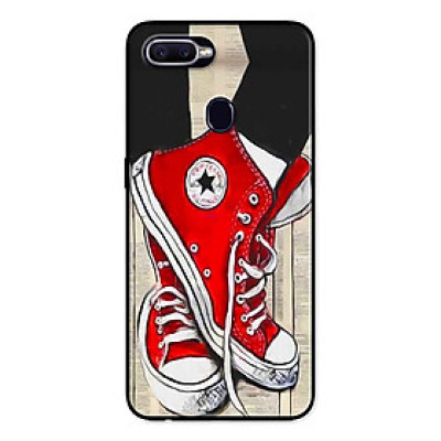 Ốp Lưng in cho Oppo F9 Mẫu Giày Đỏ - Hàng Chính Hãng