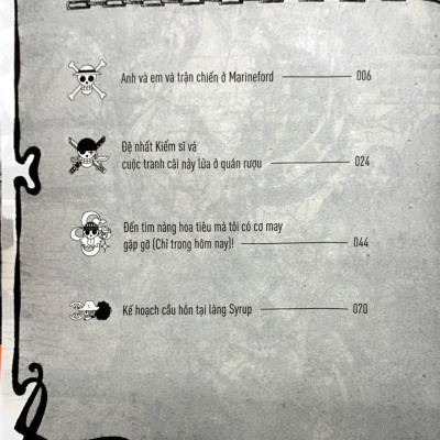 Tiểu Thuyết One Piece - Chuyện Chưa Kể Về Băng Mũ Rơm