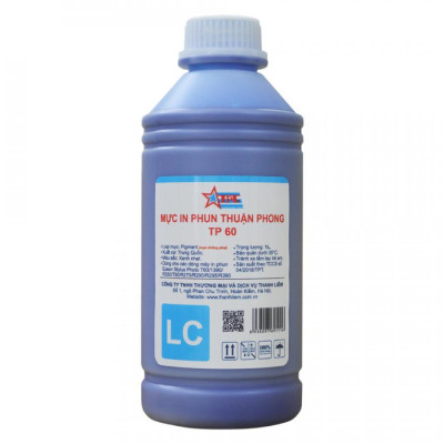 Bộ 6 Màu Mực in phun Thuận Phong PIGMENT TP60 (1L) dùng cho máy in phun Epson - Hàng Chính Hãng