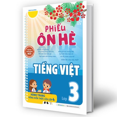 Sách - Phiếu Ôn Hè Tiếng Việt Lớp 3 - Megabook