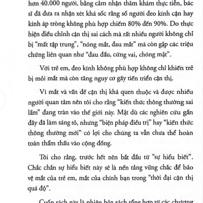 Bảo Vệ Mắt Con Trong Thời Đại Siêu Cận Thị