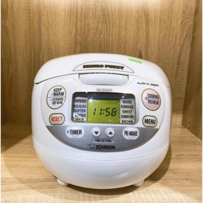 Nồi cơm điện tử Zojirushi 1.8L NS-ZAQ18-WZ, công suất 1000W, sản xuất tại Nhật Bản, bảo hành 1 năm | HÀNG CHÍNH HÃNG