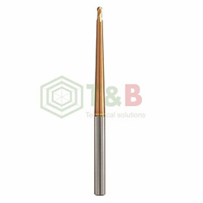 Dao Phay Cầu Cổ Côn R0.5x10 x50L Union Tool Model HTNB2010-100-1,Dao phay ngón gia công sau nhiệt