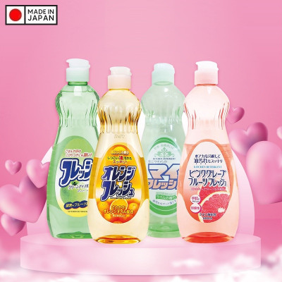 Nước rửa chén bát rau củ quả, đồ ăn dặm cho bé Rocket 600ml - Made in Japan