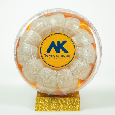 [Hàng chính hãng] Yến rút lông khô định hình (50g-100g) -Yến tinh chế sợi dài, tổ to, dày nguyên chất - Tặng đường phèn, táo đỏ - Yến Ngon AK