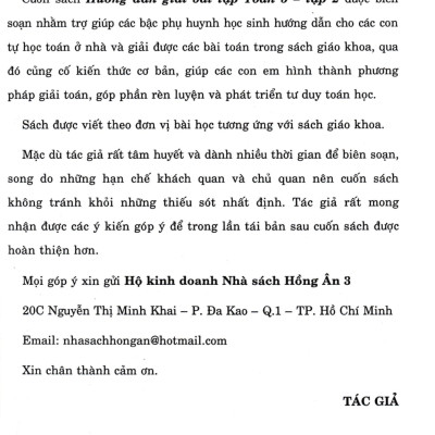 Hướng Dẫn Giải Bài Tập Toán 5 - Tập 2 (Bám Sát SGK Chân Trời Sáng Tạo) - HA