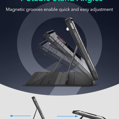 Bao Da dành cho iPad Air 11 inch / iPad Air 13 inch M2 M3 2025/2024 ESR Shift Magnetic Case 360 - Hàng Chính Hãng