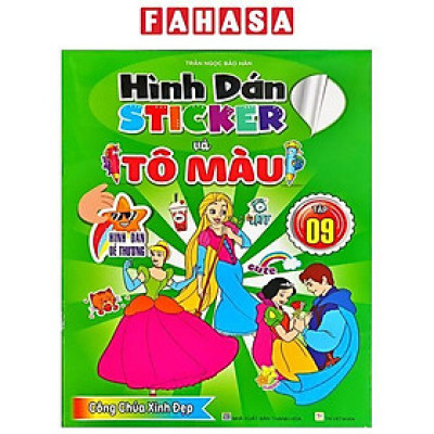 Sách - Hình Dán Sticker Và Tô Màu - Tập 9