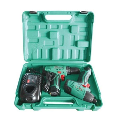 BỘ COMBO MÁY KHOAN PIN (ADJZ10-10)  VÀ MÁY SIẾT VÍT DÙNG PIN (ADPL02-8) DCA ADKIT01EK - HÀNG CHÍNH HÃNG