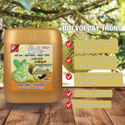 VIFUSA-K15 - Phân bón Kali hữu cơ can 20kg
