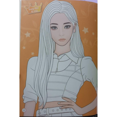 Sách - Trang Điểm Thần Tượng Âm Nhạc Hàn Quốc - Karina - Thỏa Súc Sáng Tạo Cùng Sticker Trong Suốt - Minh Thắng