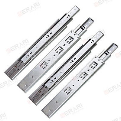 Ray bi mạ thép (Ray bi ba tầng Inox không giảm chấn tải trọng 40-45kg Gerari)