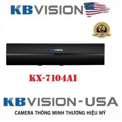 Đầu ghi hình 4 kênh KB-VISION KX-7104Ai mẫu mới 2022 thay mẫu cũ KX-7104SD6 - Hàng chính hãng