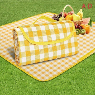 Thảm Dã Ngoại Picnic Hoạ Tiết Caro, Gấp Gọn Agnite - Thảm Cắm Trại, Đi Du Lịch, Đi Phượt, Chụp Ảnh